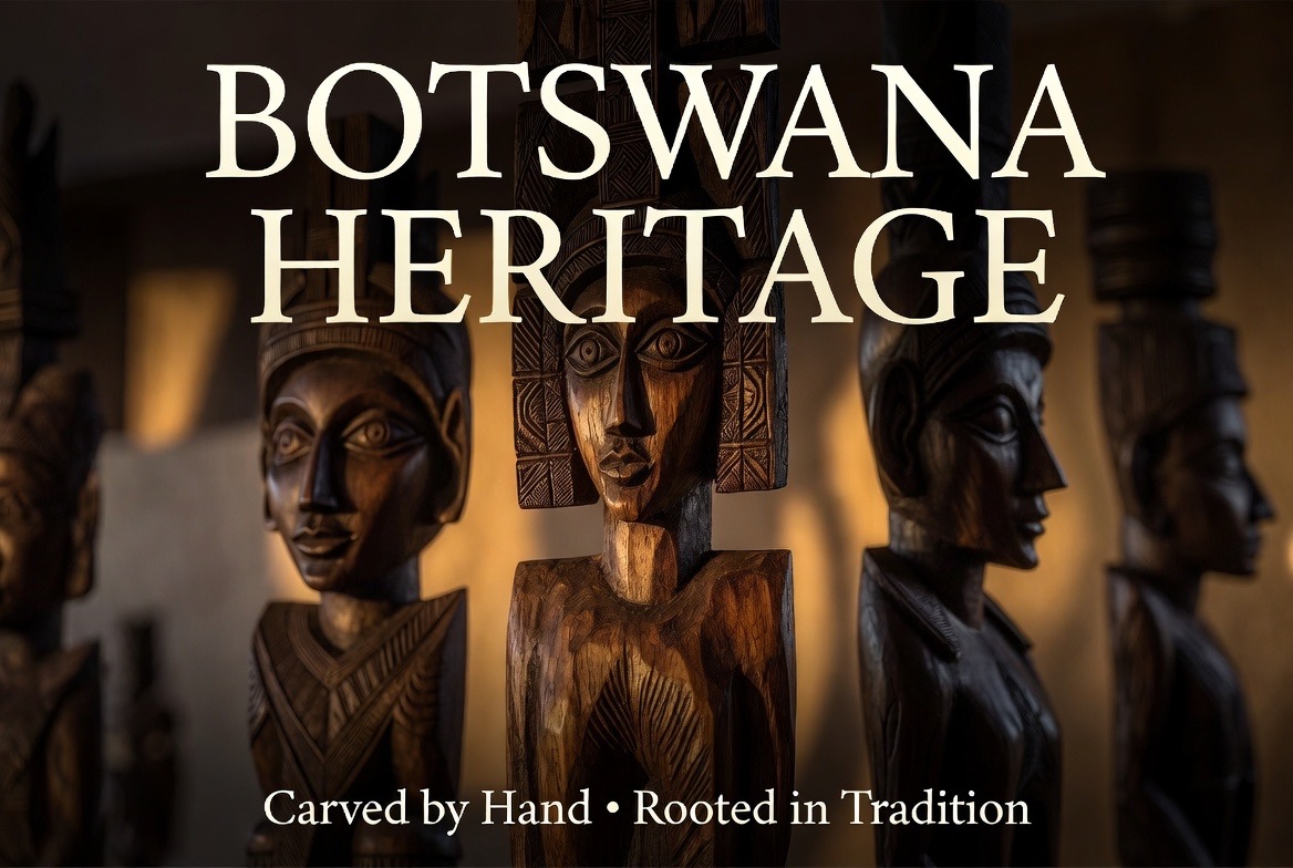 Master artisan crafting luxury goods in Botswana